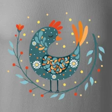 Folklór - sliepky s margarétkami