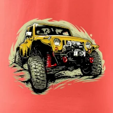 Žltý offroad s navijakom