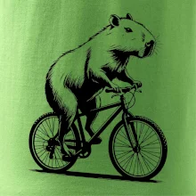 Kapybara na kole černá