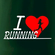 I love running dievča