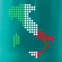 Taliansko obrys vlajka