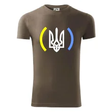 Ukrajina trojzubec s farbami Ukrajina trojzubec s farbami