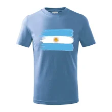 Argentína vlajka kreslená štetkou