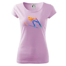 Skokan na lyžiach splash