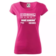 Čiarový kód - Vodič kamiónu Čiarový kód - Vodič kamiónu