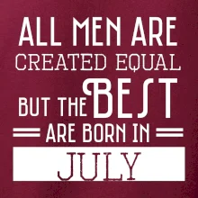 All men are created equal july