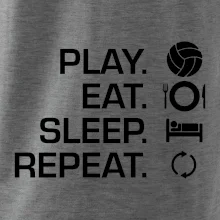 Play Eat Sleep Repeat volejbal Play Eat Sleep Repeat volejbal