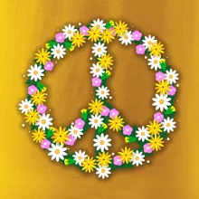 Peace symbol margaréty