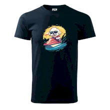 Lhasa Apso na vodnom skútri