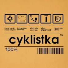 Čiarový kód - cyklista / cyklistka