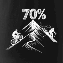 Narodeniny cyklista a lyžiar 70