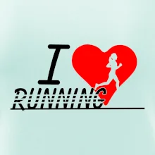 I love running dievča
