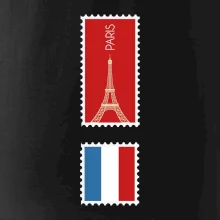 Paríž známka farebná