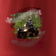 ATV štvorkolka v lese