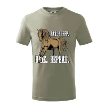 Eat Sleep Ride Repeat Western