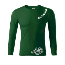 Running nápis šikmo