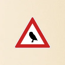 Dopravná značka - Pozor sova