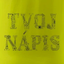 Steampunk vlastný nápis