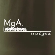 In progress titul MgA. magister / magistra umenia