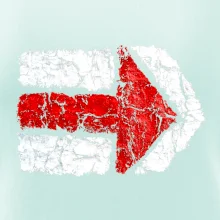 Párová turistická značka červená