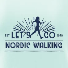 Let's go nordic walking - vintage Let's go nordic walking - vintage