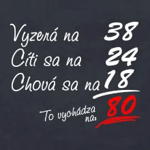 Vyzerá, cíti sa, chová sa - 80 rokov