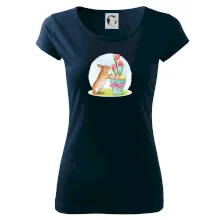 Veľkonočný zajačik tulipány