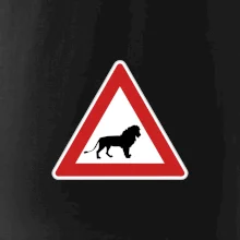 Dopravná značka - Pozor lev