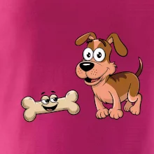 Parové tričko - Pes a kosť