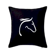 Kôň - hlava silueta