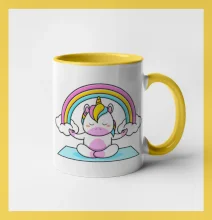 Yoga jednorožec - dúha