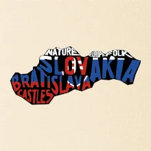 Mapy - názvy miest - Slovensko