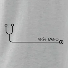 Doktor a sestrička - stetoskop s menom