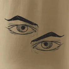 Párový motív - oko naštvané