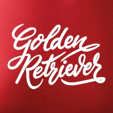 Golden retriever - nápis okrasný
