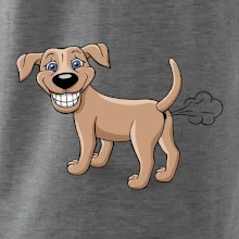 Prdiace pes kreslený (Hana-creative)