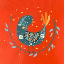 Folklór - sliepky s margarétkami Folklór - sliepky s margarétkami