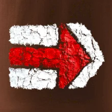 Párová turistická značka červená