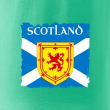 Škótska vlajka s erbom leva