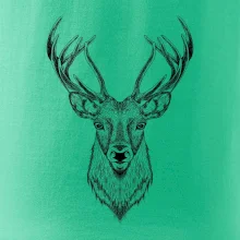 Jeleň kresba