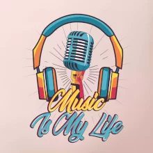 Music is my life slúchadlá