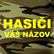 Hasiči - žltý nápis - váš názov zboru Hasiči - žltý nápis - váš názov zboru