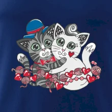 Mačky v objatí (Pecka design)