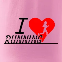 I love running dievča