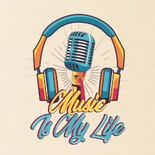 Music is my life slúchadlá