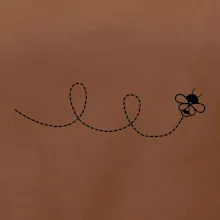 Dráha letu včely - slučka Dráha letu včely - slučka