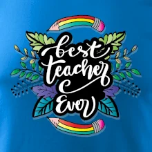 Farebné ceruzky best teacher ever