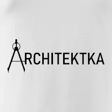 Architektka nápis