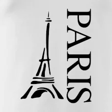 Paris nápis Eiffelovka na výšku Paris nápis Eiffelovka na výšku