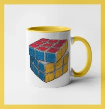 Rubikova kocka kreslená